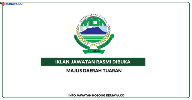 Majlis Daerah Tuaran ~ Jawatan Kosong Penolong Pegawai Penilaian W29 & Penolong Jurutera Awam JA29