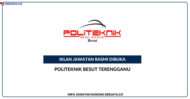 Politeknik Besut Terengganu ~ Penolong Pegawai Teknologi Maklumat