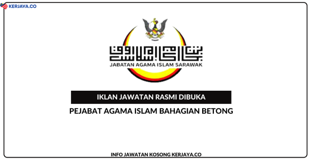 Pejabat Agama Islam Bahagian Betong ~ Kekosongan Jawatan Guru KAFA