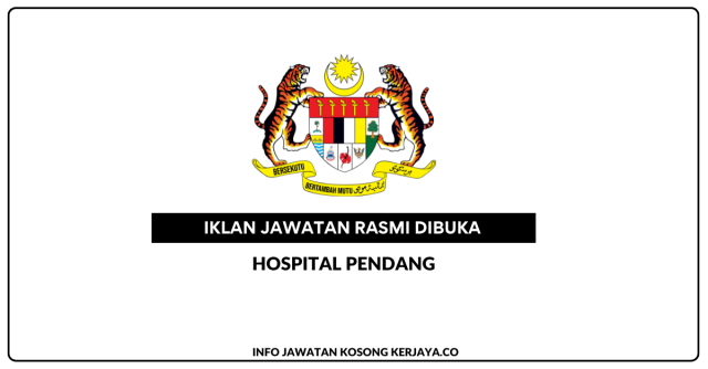 Hospital Pendang ~ Kekosongan Jawatan Personel MySTEP Unit Rekod Perubatan & Bahagian Pengurusan