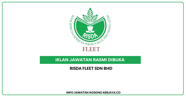 Risda Fleet Sdn Bhd ~ Jawatan Kosong Eksekutif Gred 4 (EG4)