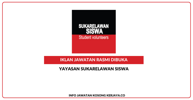 Yayasan Sukarelawan Siswa ~ Kekosongan Jawatan Manager (Strategic Collaboration)