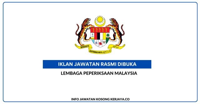 Lembaga Peperiksaan Malaysia ~ Kekosongan Jawatan Personel MySTEP