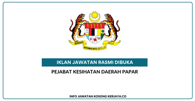 Pejabat Kesihatan Daerah Papar ~ Personel MySTEP Pembantu Tadbir & Pembantu Awam