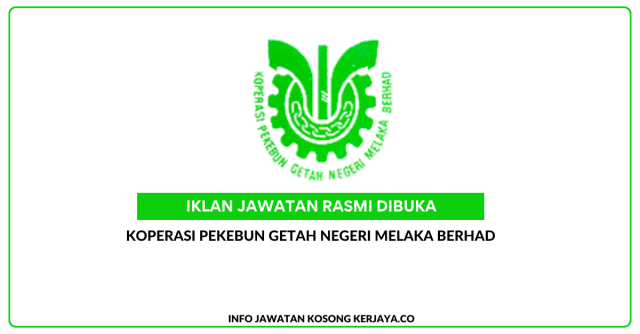 Koperasi Pekebun Getah Negeri Melaka Berhad ~ Eksekutif Kewangan Dan Perakaunan