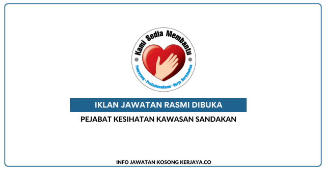 Pejabat Kesihatan Kawasan Sandakan ~ Jawatan Kosong Personel MySTEP Pegawai Teknologi Maklumat