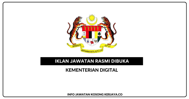 Kementerian Digital ~ Jawatan Kosong Personel MySTEP