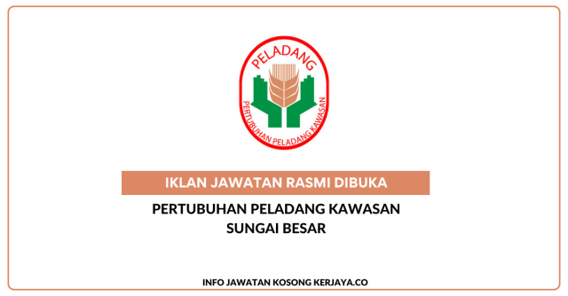 Pertubuhan Peladang Kawasan Sungai Besar ~ Kekosongan Jawatan Kerani Am (Pemasaran)