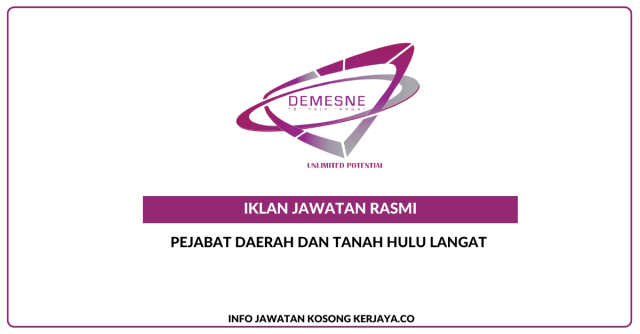 Pejabat Daerah Dan Tanah Hulu Langat ~ Jawatan Kosong Personel MySTEP