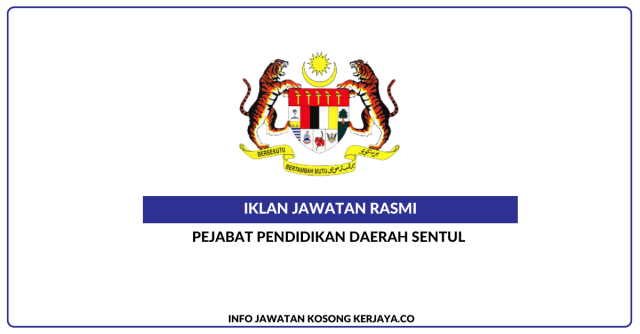 Pejabat Pendidikan Daerah Sentul ~ Kekosongan Jawatan Personel MySTEP Guru Ganti