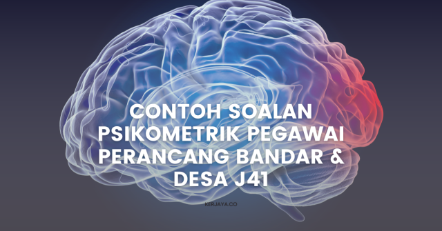 Contoh Soalan Psikometrik Pegawai Perancang Bandar & Desa J41