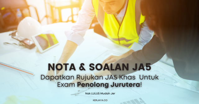Contoh Soalan Psikometrik Penolong Jurutera JA5