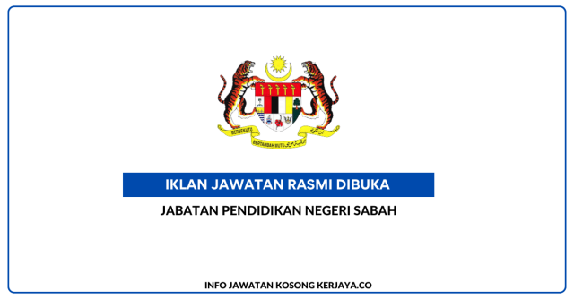 Jabatan Pendidikan Negeri Sabah ~ Kekosongan Jawatan Personel MySTEP
