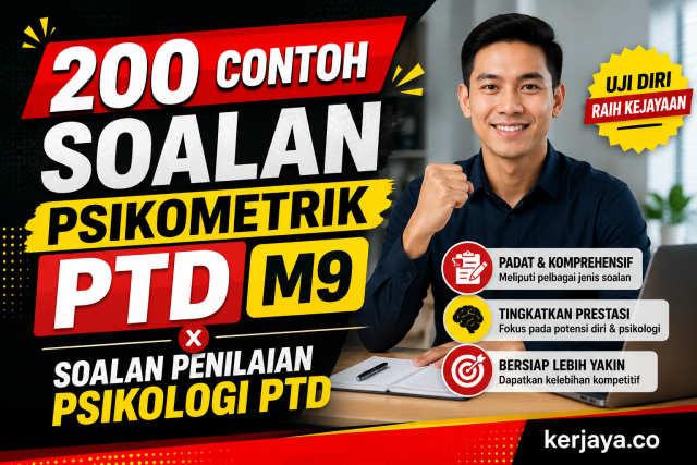 200 Contoh Soalan Psikometrik PTD M9