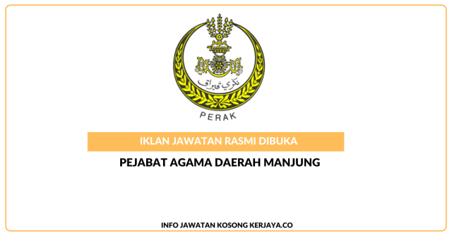 Pejabat Agama Daerah Manjung ~ Jawatan Kosong Guru Akademi Insan Muda Ar-Ridzuan (AIMAN)