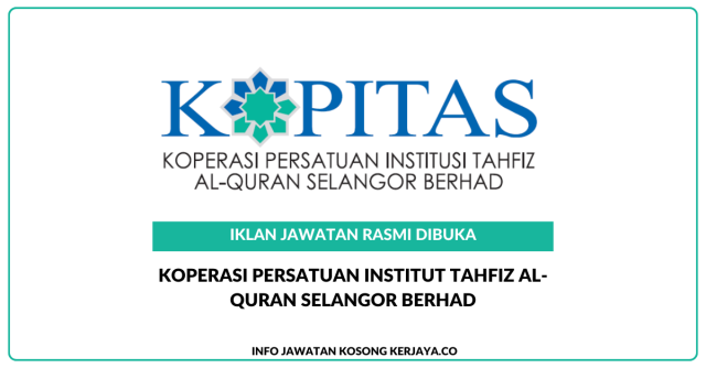 Koperasi Persatuan Institut tahfiz Al-Quran Selangor Berhad ~ Jawatan Kosong Designer