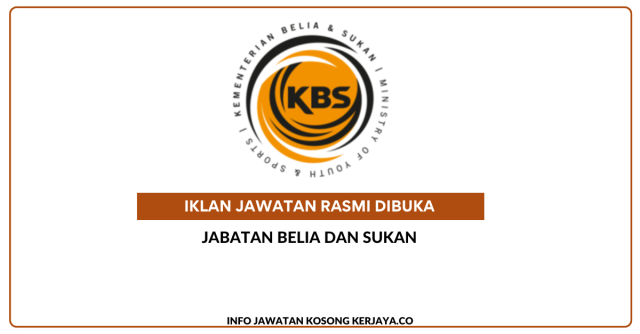 Jabatan Belia Dan Sukan ~ Kekosongan Jawatan Personel MySTEP