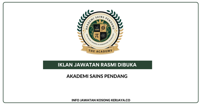 Akademi Sains Pendang ~ Kekosongan Jawatan Personel MySTEP Guru Ganti