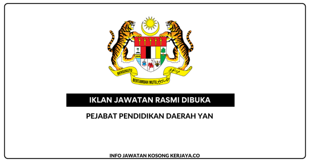 Pejabat Pendidikan Daerah Yan ~ Jawatan Kosong Personel MySTEP Guru Ganti Bahasa Mandarin