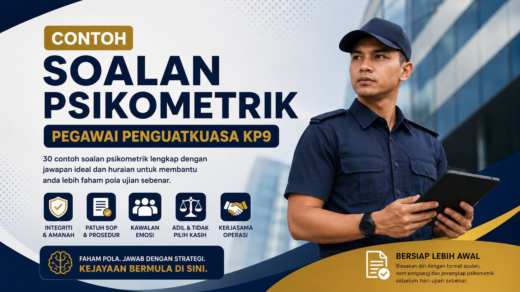 Contoh Soalan Psikometrik Pegawai Penguatkuasa KP9