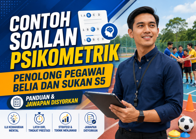 Contoh Soalan Psikometrik Penolong Pegawai Belia Dan Sukan S5