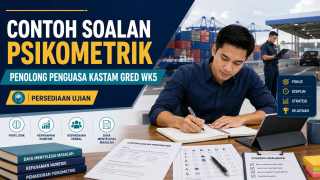 Contoh Soalan Psikometrik Penolong Penguasa Kastam Gred WK5