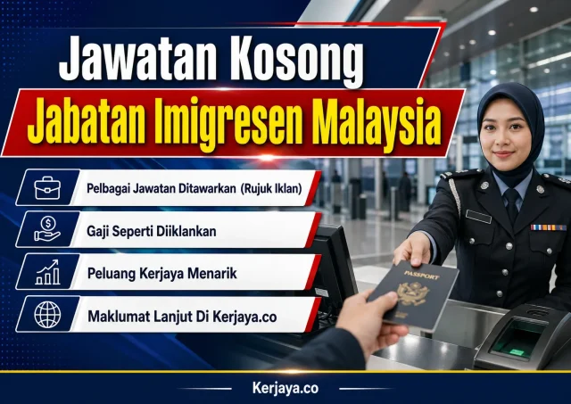 Jabatan Imigresen Malaysia (JIM) ~ Pembantu Tadbir (P/O) N1