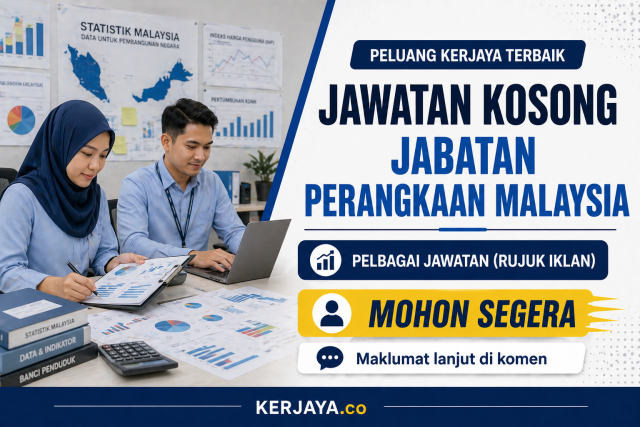 Jabatan Perangkaan Malaysia ~ Kekosongan Jawatan MyStep