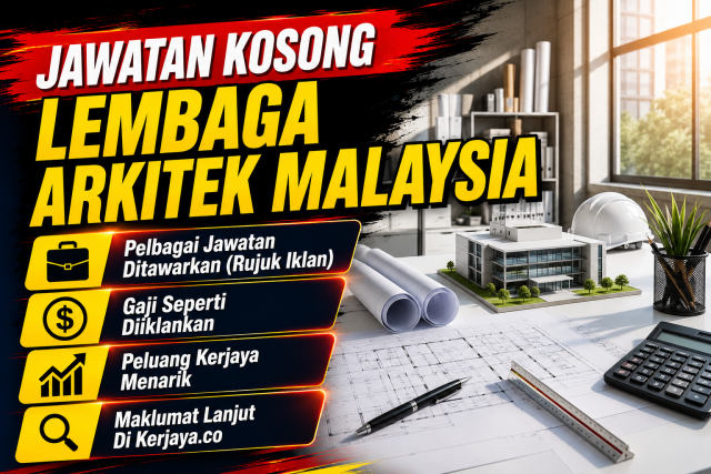 Jawatan Kosong Lembaga Arkitek Malaysia • KERJAYA